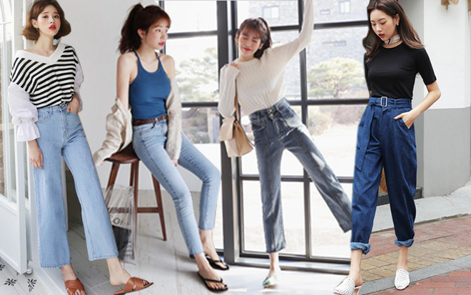 Nàng nào chân ngắn thử ngay mấy dáng quần jeans này, nhìn cao thêm cả chục phân chứ chẳng ít Nàng nào chân ngắn thử ngay mấy dáng quần jeans này, nhìn cao thêm cả chục phân chứ chẳng ít