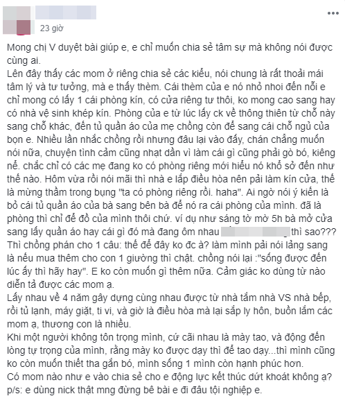 Sau 4 năm gây dựng cơ ngơi, cuối cùng vợ chồng lục đục bỏ nhau chỉ vì cái tủ quần áo của mẹ chồng