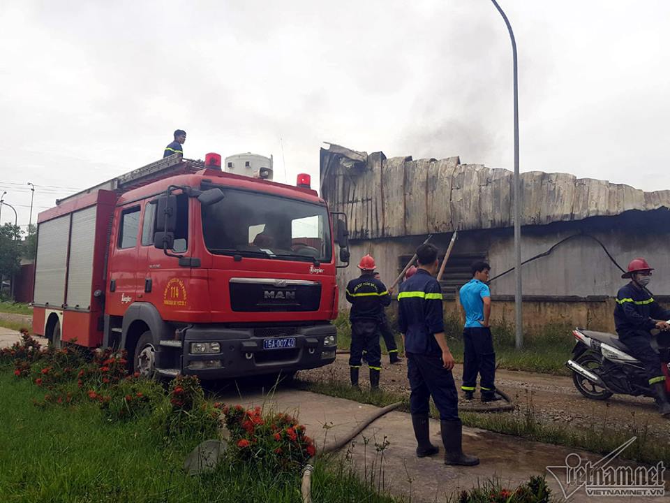 Nhà xưởng cháy ngùn ngụt: Hải Phòng bác thông tin đây là DN Trung Quốc