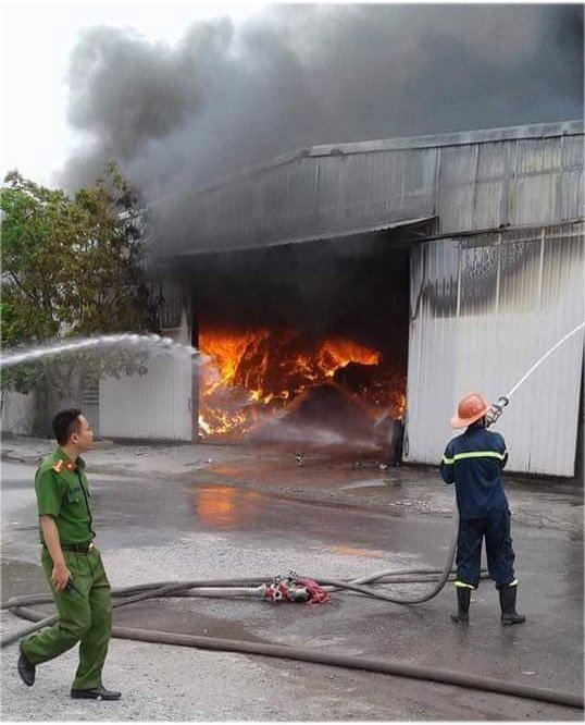 Nhà xưởng cháy ngùn ngụt: Hải Phòng bác thông tin đây là DN Trung Quốc Nhà xưởng cháy ngùn ngụt: Hải Phòng bác thông tin đây là DN Trung Quốc