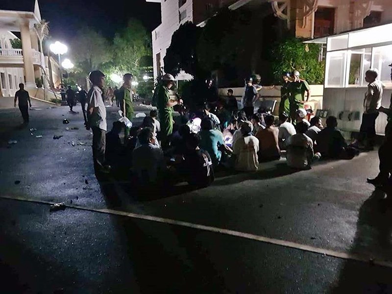 Bình Thuận bắt giữ nghi can đưa tiền đi quấy rối