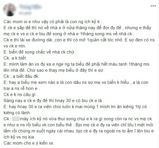Chị em phẫn nộ với cô chị dâu là chủ cửa hàng cắt tóc gội đầu, sợ đen nên không muốn em chồng về ngoại sinh con Chị em phẫn nộ với cô chị dâu là chủ cửa hàng cắt tóc gội đầu, sợ đen nên không muốn em chồng về ngoại sinh con