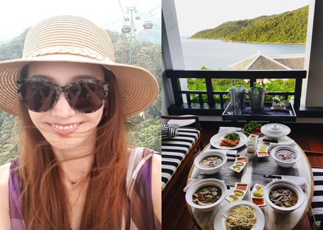 Sao nữ Trái tim mùa thu được chào đón khi khoe ảnh ở Đà Nẵng