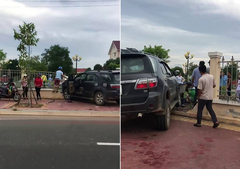 Em rể lái xe Fortuner truy sát anh vợ