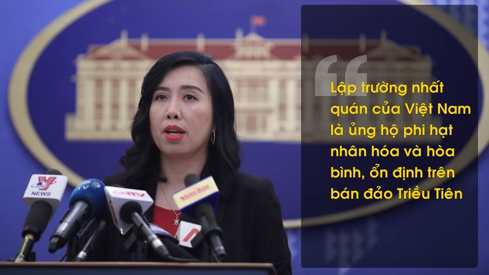 Việt Nam chính thức lên tiếng về Thượng đỉnh Mỹ - Triều Tiên