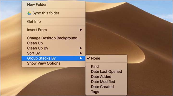 Toàn tập về tính năng Stacks trên macOS 10.14 Mojave Toàn tập về tính năng Stacks trên macOS 10.14 Mojave