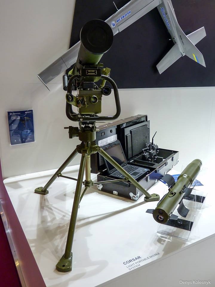 Ukraine khoe hệ thống tên lửa chống tăng Corsar tại Eurosatory 2018