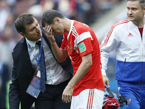 Nga giành chiến thắng năm sao trong trận mở màn World Cup 2018