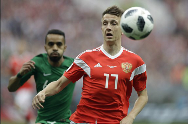 Nga giành chiến thắng năm sao trong trận mở màn World Cup 2018