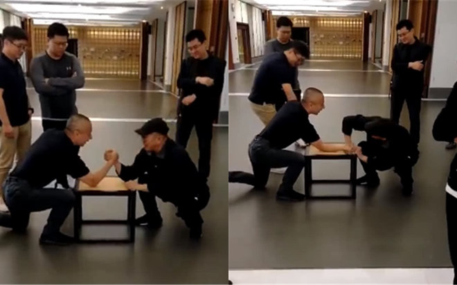 Lý Liên Kiệt vật tay đồng nghiệp: Nhìn tôi đã thành 70 tuổi chưa?