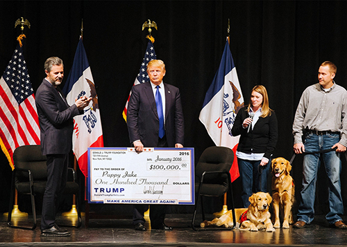 Bang New York đòi giải thể quỹ từ thiện của Trump