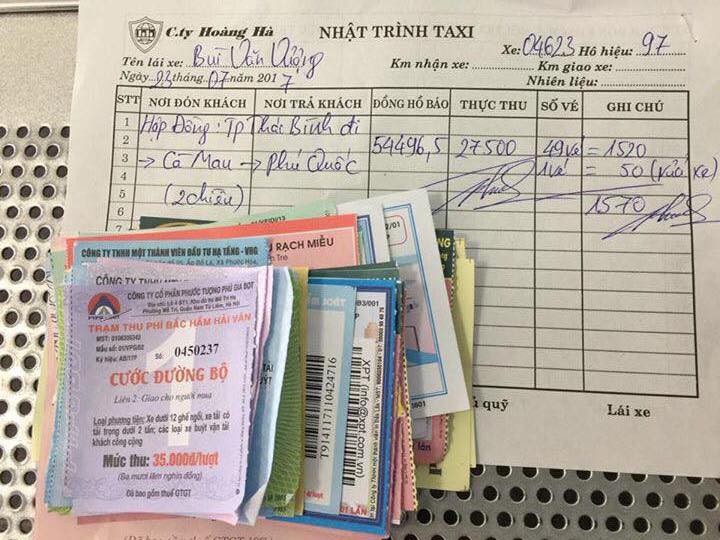 Đã tìm ra chuyến taxi với giá cước khủng hơn cả hành trình 3.850km khứ hồi từ An Giang ra Hà Nội hết 49 triệu tiền cước