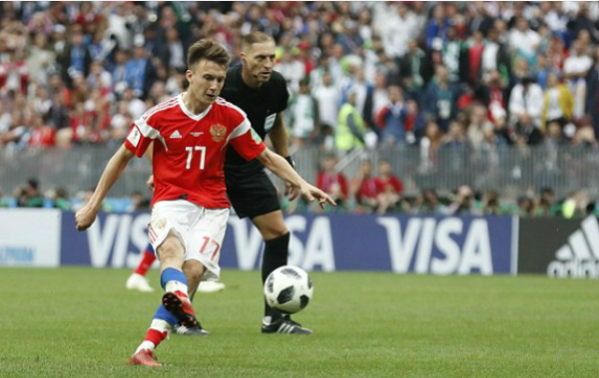 Nga giành chiến thắng năm sao trong trận mở màn World Cup 2018