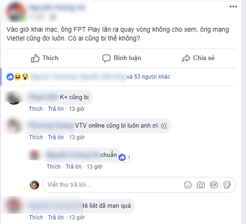 Dịch vụ xem World Cup qua Internet bị quá tải ngày khai mạc