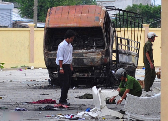 Khởi tố vụ gây rối, phá trụ sở công quyền tại Bình Thuận