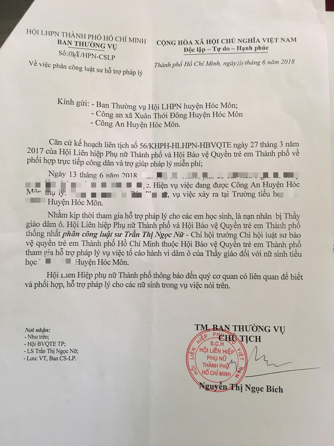 TP.HCM: Nghi án thầy giáo chủ nhiệm xâm hại, ép nhiều nữ sinh tiểu học làm trò bậy ngay tại trường suốt nhiều năm