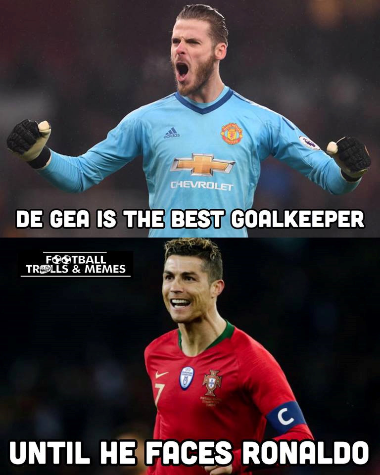 Ảnh chế Ronaldo xuất hiện tràn ngập mạng xã hội