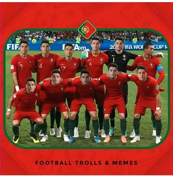 Ảnh chế Ronaldo xuất hiện tràn ngập mạng xã hội