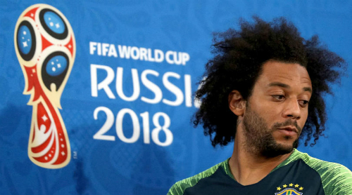 Marcelo được trao băng đội trưởng Brazil ở trận ra quân