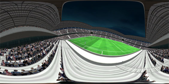 Công nghệ 3D giúp theo dõi chi tiết các trận đấu World Cup 2018