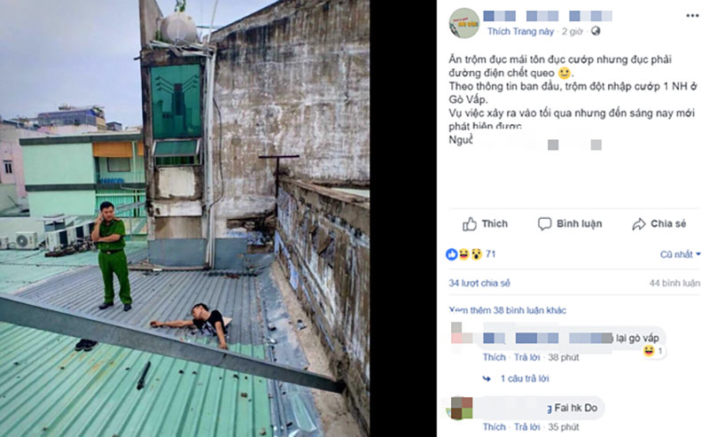 TP.HCM: Sự thật tên trộm đột nhập ngân hàng bị điện giật tử vong ngay trên mái nhà khiến cư dân mạng xôn xao