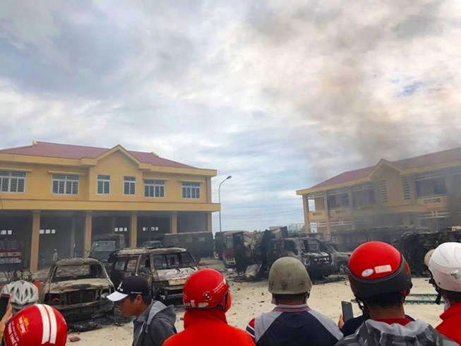 Chiếc xe chữa cháy mồ côi ở Phan Rí Cửa