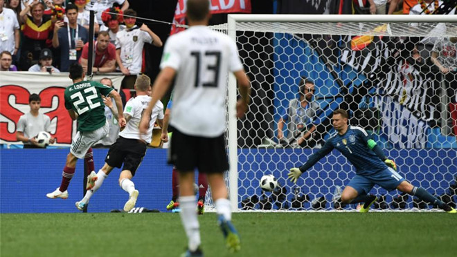 FIFA mắc sai lầm hài hước về tỷ số trận Đức thua Mexico