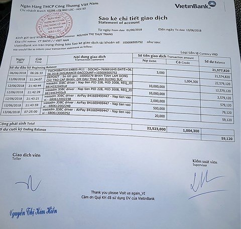 3 phút mất 22,5 triệu đồng trong tài khoản ATM