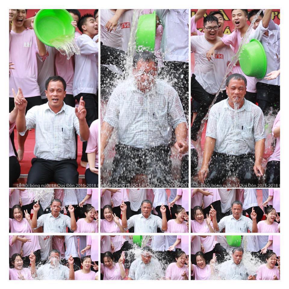 Chơi té nước trong ngày bế giảng, tập thể lớp 12 quyết định ép thầy chủ nhiệm chơi cùng cho đáng nhớ