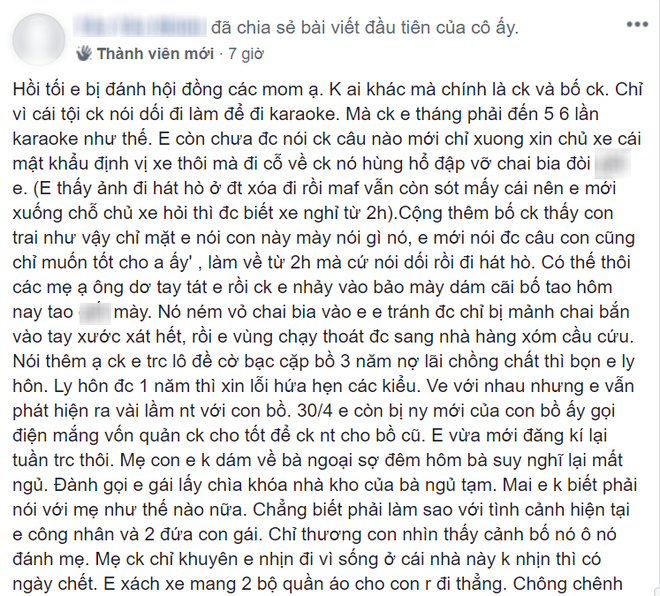Vừa mở lời tố chồng trốn làm đi karaoke, nàng dâu bị bố chồng tát cháy mặt vì cãi láo
