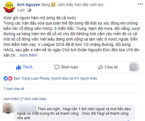 CẢNH BÁO: HAGL sắp có biến động lớn