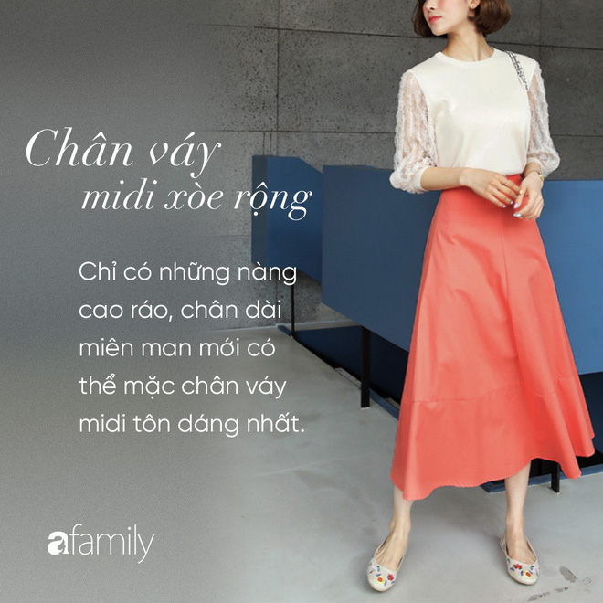 Dù cao ráo hay thấp bé, chỉ cần chọn đúng dáng chân váy phù hợp thì chân ai cũng như dài ra cả tấc Dù cao ráo hay thấp bé, chỉ cần chọn đúng dáng chân váy phù hợp thì chân ai cũng như dài ra cả tấc