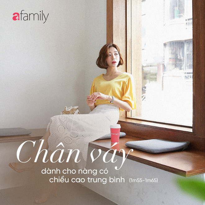 Dù cao ráo hay thấp bé, chỉ cần chọn đúng dáng chân váy phù hợp thì chân ai cũng như dài ra cả tấc Dù cao ráo hay thấp bé, chỉ cần chọn đúng dáng chân váy phù hợp thì chân ai cũng như dài ra cả tấc