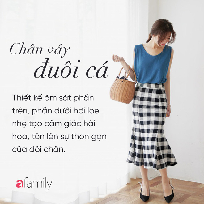 Dù cao ráo hay thấp bé, chỉ cần chọn đúng dáng chân váy phù hợp thì chân ai cũng như dài ra cả tấc Dù cao ráo hay thấp bé, chỉ cần chọn đúng dáng chân váy phù hợp thì chân ai cũng như dài ra cả tấc