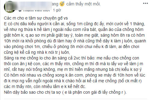 Ngứa mắt với chị dâu lười, sống không biết đến ai, em chồng nhờ tư vấn dạy bảo sao cho sợ, ai ngờ nhận gạch đá đủ xây nhà