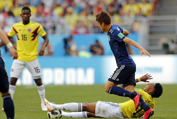 Nhật Bản đánh bại Colombia, làm nên lịch sử tại World Cup
