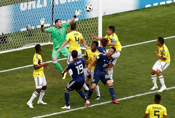 Nhật Bản đánh bại Colombia, làm nên lịch sử tại World Cup Nhật Bản đánh bại Colombia, làm nên lịch sử tại World Cup