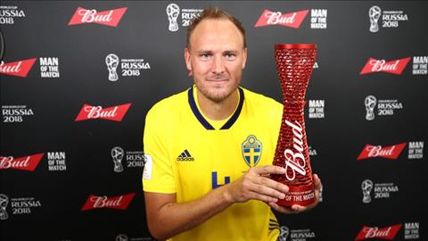 Đội trưởng Thụy Điển nói gì sau bàn thắng vào lưới Hàn Quốc?