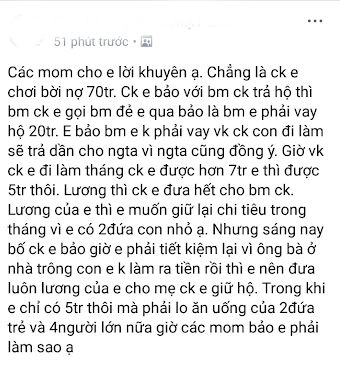 Oái oăm chồng chơi bời nợ nần, bố mẹ chồng gọi bố mẹ đẻ lên… giao phần trách nhiệm trả nợ Oái oăm chồng chơi bời nợ nần, bố mẹ chồng gọi bố mẹ đẻ lên… giao phần trách nhiệm trả nợ