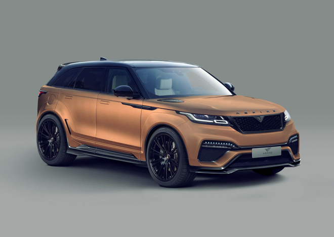 Range Rover Velar cực ngầu với gói độ thân rộng Aspire Design