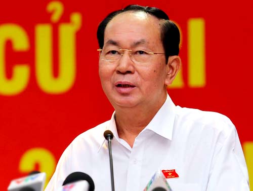 Chủ tịch nước Trần Đại Quang: Các vụ gây rối là đáng tiếc