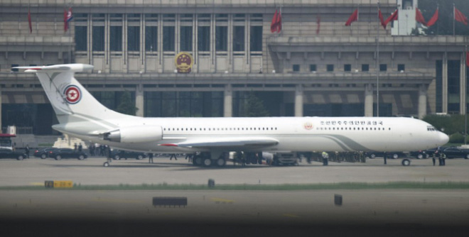 Những hình ảnh đầu tiên của đoàn xe hộ tống ông Kim Jong-un tại Bắc Kinh