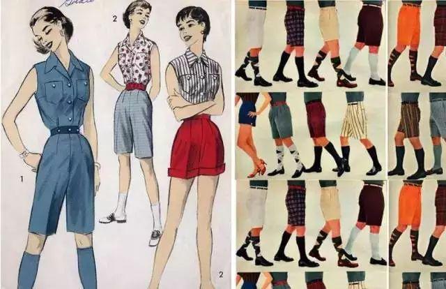 Hết quần dài giờ chị em lại lôi quần đùi của bố để mặc