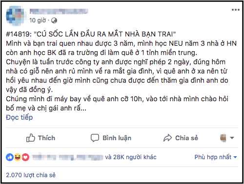 Cô gái trẻ sốc nặng vì lần đầu ra mắt nhà người yêu đã bị coi như osin, bắt cung phụng bạn trai hết mực