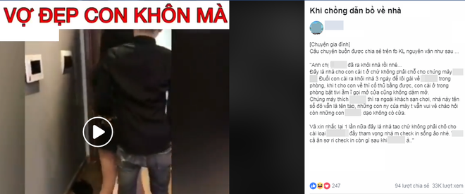 Vợ đăng clip tố chồng đưa gái lạ về nhà ân ái, nhưng câu chuyện do người chồng tiết lộ khiến dân tình choáng váng Vợ đăng clip tố chồng đưa gái lạ về nhà ân ái, nhưng câu chuyện do người chồng tiết lộ khiến dân tình choáng váng