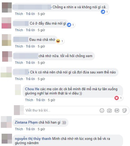 Sau khi ra khỏi phòng đẻ, câu đầu tiên chồng nói với các mẹ là gì?