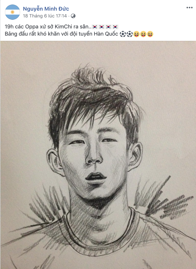 Họa sĩ tiên tri World Cup 2018 trên MXH: Cứ vẽ chân dung ngôi sao đội nào là đội ấy hoà hoặc thua