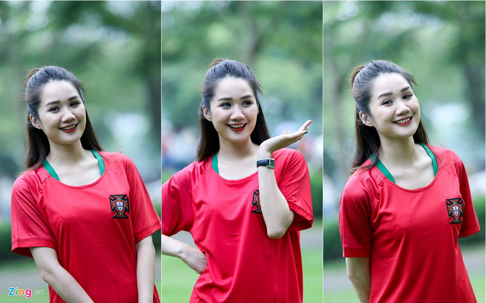 Á khôi sinh viên cổ vũ Ronaldo lập hat-trick thứ hai tại World Cup