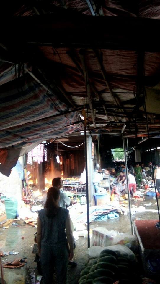 Hà Nội: Cảnh hoang tàn sau vụ cháy chợ Sóc Sơn khiến nhiều tiểu thương trắng tay