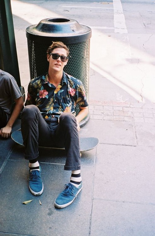 Sơ mi chim cò hoa lá lại lên ngôi hè 2018